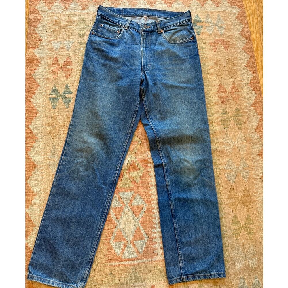 Vintage Polo Ralph Lauren Jeans 32x32 Made in USA 90s Dungarees Workwear Mens